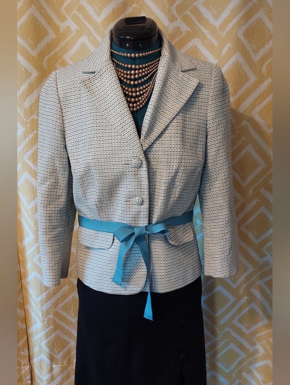 Old Navy Y2K Era Linen & Cotton Blazer, Fully Lined